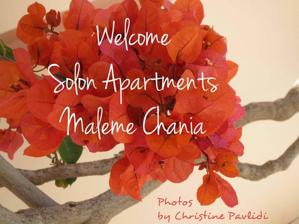 Solon Apartments Maleme Exteriör bild